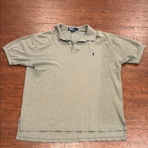 Polo by Ralph Lauren Light Olive/Blue Classic Polo Shirt Men’s Size Large